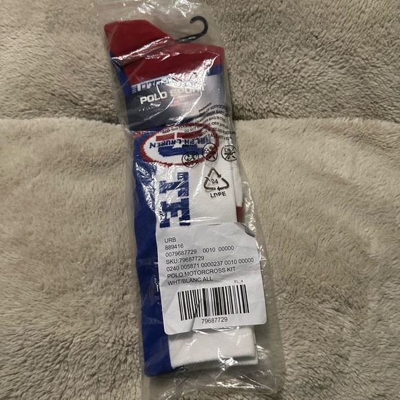 NWT! Polo Ralph Lauren Motocross Kit Crew Sock - Picture 12 of 12